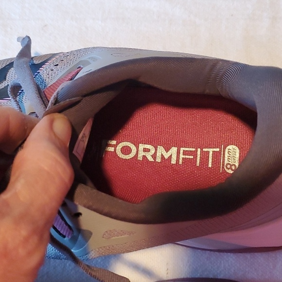 Saucony Womens Guide 15 Formit Powerrun Purple Gray Sz. 7.5 Athletic Sneakers - Picture 7 of 10